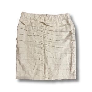 Larry Levine Linen Pencil Skirt Size 8